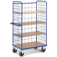 Rollcart Etagenwagen 08-7618 blau 120,0 x 80,0 x 188,0 cm von Rollcart