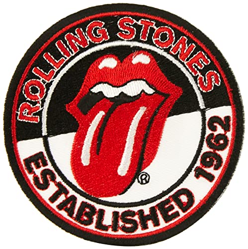 Rockoff Trade RSPAT03 Flicken mit Standard-Motiv „The Rolling Stones Est. 1962“, zum Aufbügeln von Rolling Stones