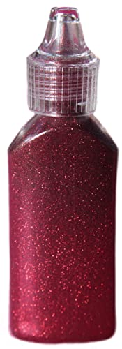 1 Flasche mit 12 g Glitzerpulver, extrafein, Nail Art, glitzernd, Violett von RomaLab