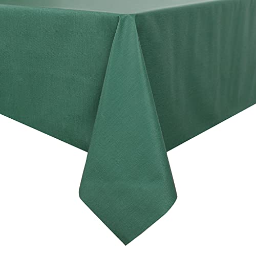 Romanstile Wachstuchtischdecke Tischdecke Weihnachten 240x140 grün Tischdecken PVC Wasserdicht und Wetterfest Plastiktischdecke für Hochzeit,Geburtstag,Party,Hotel,Bar,Esstisch,Gartentisch,Christmas von Romanstile