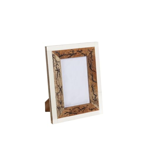 Romimex Bilderrahmen Braun Holz Harz 10 x 15 x 2 cm von Romimex