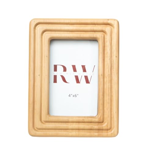 Romimex Bilderrahmen aus natürlichem MDF-Holz, 10 x 15 x 3 cm von Romimex