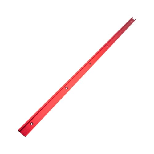 Holzbearbeitung Jig Fixture Slot Ersatz Einfache Installation T Slot Gehrung Track, Rot, 100 Cmx3 Cm von Ronyme