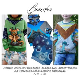 Oversized Oberteil Brandon von Rosalieb & Wildblau