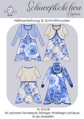 Tunika Schneeflöckchen Damen von Rosalieb & Wildblau