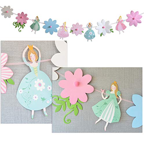 Party-Girlande Banner Prinzessin Party Dekoration Partykette Hängedekoration Geburtstagfahne Wimpel von Rosanna Party Design