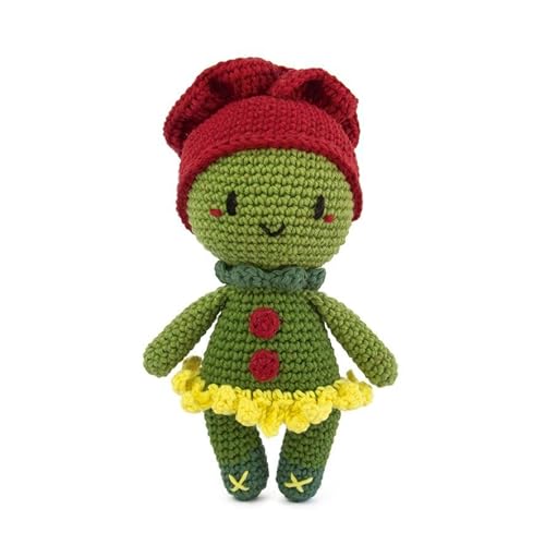 Rosários 4 Amigurumi-Häkelset, Mohnblumen-Puppe, Symbols of World UK, Amigurumi-Mohnblumen-Muster + Garn von Rosários 4