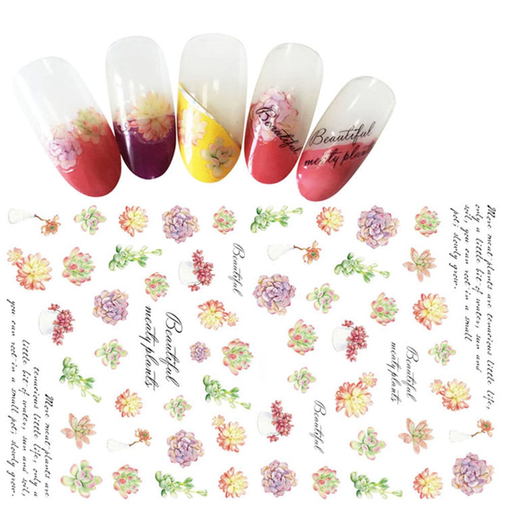 Nail Art Aufkleber " Blumen Decal." von RoseBudsDesignGoods