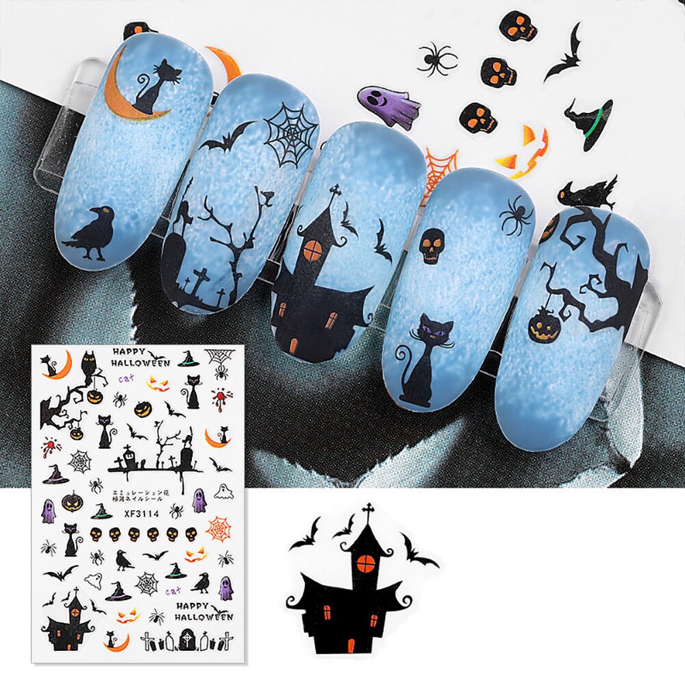 "Selbstklebende Nagelsticker " Halloween Theme ." von RoseBudsDesignGoods