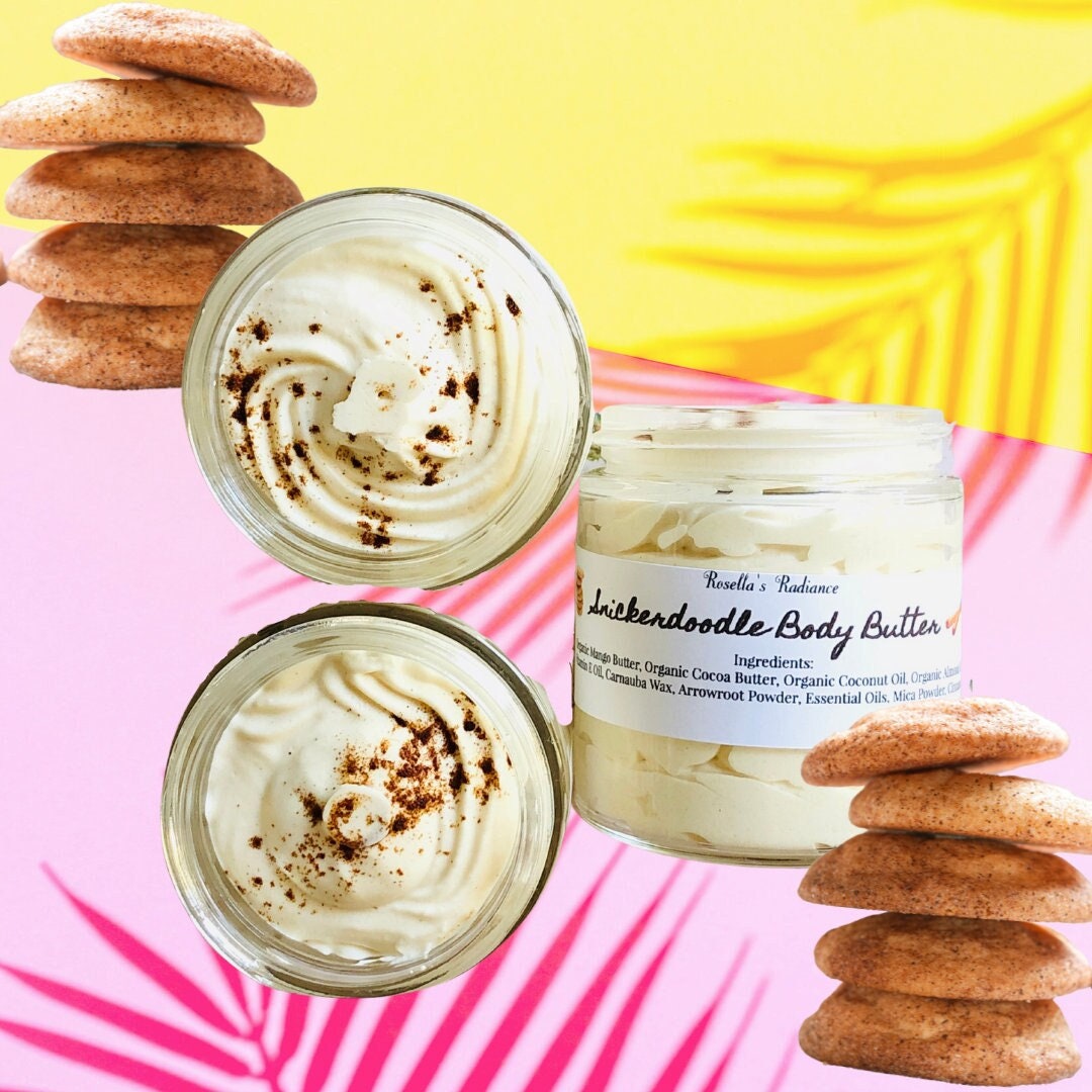 Snickerdoodle Körperbutter | Zuckerpeeling Herbst Schlagseifen Vegane Hautpflege Lotion Feuchtigkeitscremes von RosellasRadianceShop