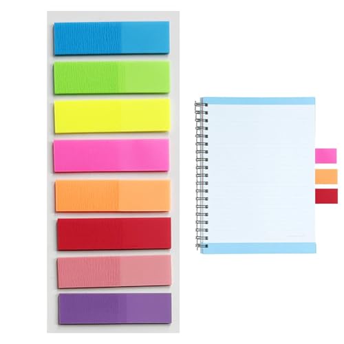 Klebezettel - Haftnotizen - Textstreifen - Sticky Notes - Page Marker - Haftstreifen - Klebemarkierungen - Index Tabs - Haftnotizen Zum Markieren Und Hervorheben Von Seiten von Rosixehird