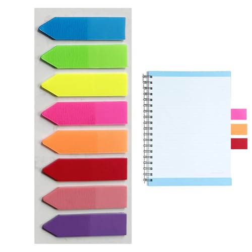 Klebezettel - Haftnotizen - Textstreifen - Sticky Notes - Page Marker - Haftstreifen - Klebemarkierungen - Index Tabs - Haftnotizen Zum Markieren Und Hervorheben Von Seiten von Rosixehird