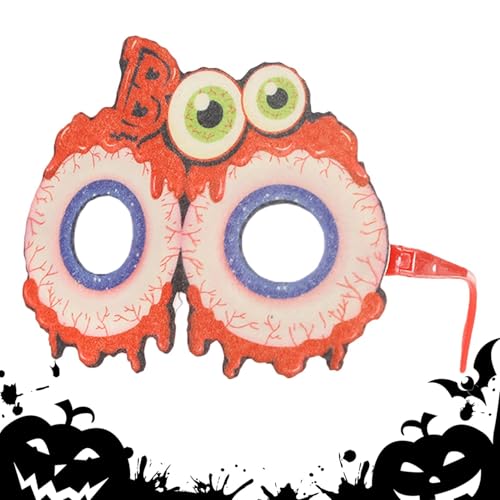 Rosixehird Halloween-Brillen für Kinder,Halloween-Party-Brillen für Kinder | Lustige Halloween-Cosplay-Brille | Halloween-Cosplay-Zubehör, Party-Geschenk, Brille für Kinder, Kostüm-Zubehör, Geschenk von Rosixehird