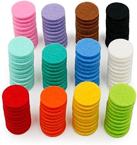 Rosojodg 120 Stück Diffusor-Medaillon-Halsketten-Nachfüllpads/Aromatherapie-Diffusor-Halsketten-Ersatz-Pads/sehr saugfähig für Aroma-Diffusor, Anhänger, Halskette, Duftöl-Diffusoren von Rosojodg