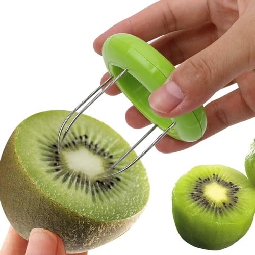 Green Kitchen Peeler Digging Core Twister Slicer Kitchen Tools Fruit Kiwi Cutter Device Cut Peeling, Grating and Slicing Tools Kitchen Gadgets von Rosojodg