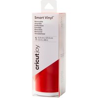 Cricut Joy Selbstklebende Vinylfolie - Matt "Smart Vinyl - Removable", 13,9 x 12 - Cardinal Red von Rot