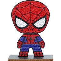 Diamond Painting "Crystal Art Buddy", 11 x 8 cm - Spiderman von Rot