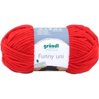 Wolle Funny Uni - Farbe 11 von Rot