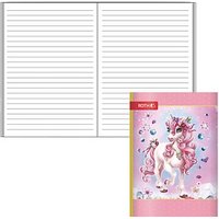 ROTH Schulheft Einhorn Beauty Lineatur 51 liniert A6 ohne Rand, 32 Blatt von Roth