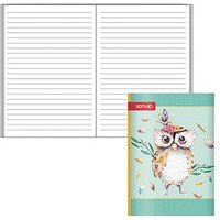 ROTH Schulheft Eule Lieselotte Lineatur 51 liniert A6 ohne Rand, 32 Blatt von Roth