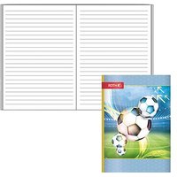ROTH Schulheft Fußball Lineatur 51 liniert A6 ohne Rand, 32 Blatt von Roth