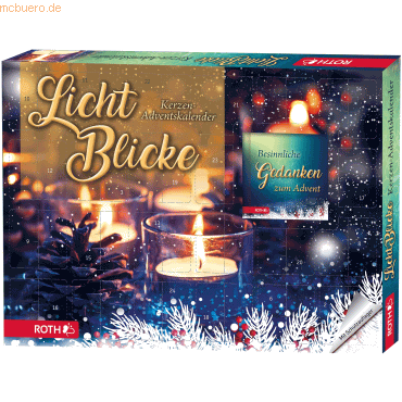 Roth Adventskalender 'Kerzen-Adventskalender - Lichtblicke' bestückt von Roth