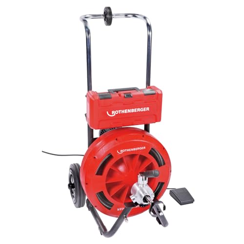 ROTHENBERGER RODRUM L 20 Rohrreinigungsmaschine mit Werkzeugset 20mm, EU, 20mm Spiraldurchmesser, 690W, 50Hz, 220V-240V | 1000001714 | Rohrreinigungswerkzeug, Rohrreinigung, Rohrreinigungsmaschine von Rothenberger