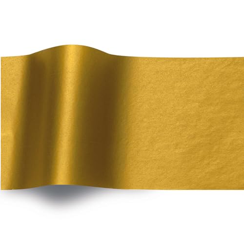 Rotim.nl 240 Blatt Seidenpapier 50x70cm Gold - Geschenkpapier, Dekoration, Dekupage von Rotim.nl