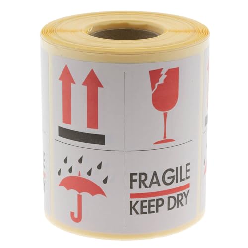 500x Etikett 'Fragile/Keep dry' von Rotim.nl