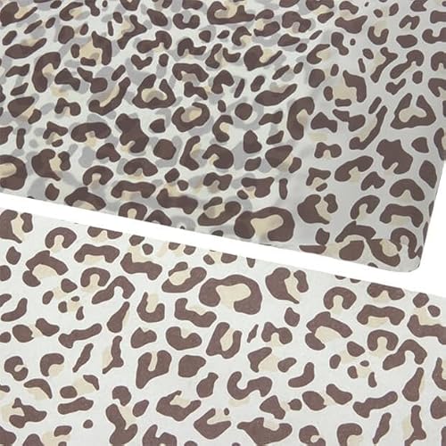 Seidenpapier 35x50cm Leopard 200 Blatt - Seidenpapier Braun/Beige - Tissue Paper - Verpackungsmaterial - Seidenpapier zum verpacken - Geschenkpapier decoupage von Rotim.nl