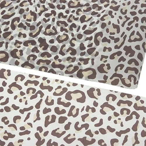 Seidenpapier 50x70cm Leopard 200 Blatt - Seidenpapier Braun/Beige - Tissue Paper - Verpackungsmaterial - Seidenpapier zum verpacken - Geschenkpapier decoupage von Rotim.nl