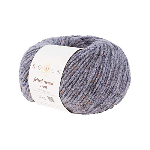 Rowan 9802116-00719 Handstrickgarn, 50% Wolle, Viskose, 25% Alpaka, Granite, onesize von Rowan