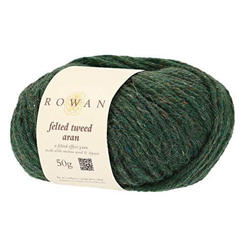 Rowan 9802116-00782 Handstrickgarn, 50% Wolle, Viskose, 25% Alpaka, Pine, onesize von Rowan