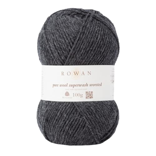 Rowan 9802170-00155 Handstrickgarn, 100% Wolle, Charcoal Grey, onesize von Rowan