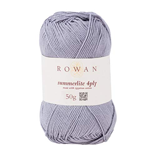 Rowan 9802179-00422 Handstrickgarn, 100% Baumwolle, Still Grey, OneSize von Rowan