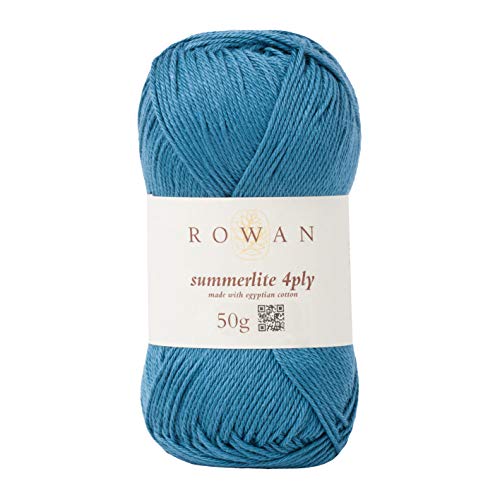 Rowan 9802179-00428 Handstrickgarn, 100% Baumwolle, High Tide, OneSize von Rowan