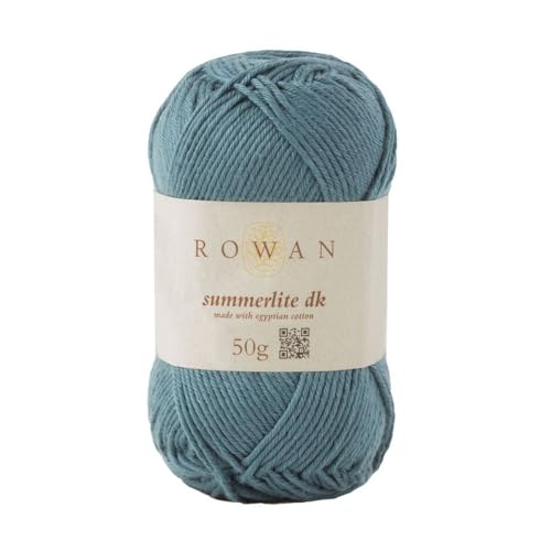 Rowan 9802191-00459 Handstrickgarn, 100% Baumwolle, Ocean, OneSize von Rowan