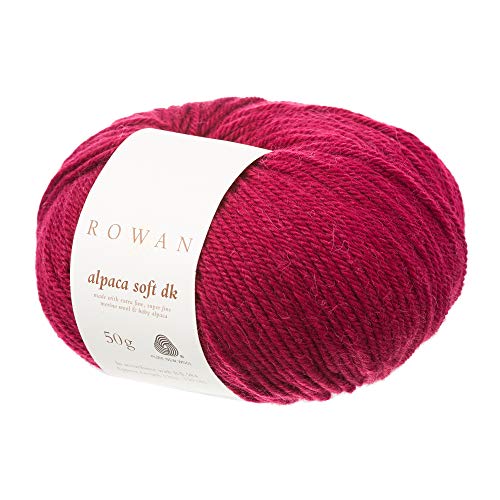 Rowan 9802210-00206 Handstrickgarn, Alpaka, Deep Rose, onesize von Rowan