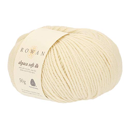 Rowan 9802210-00221 Handstrickgarn, 70% Schurwolle, 30% Alpaka, Off White, onesize von Rowan