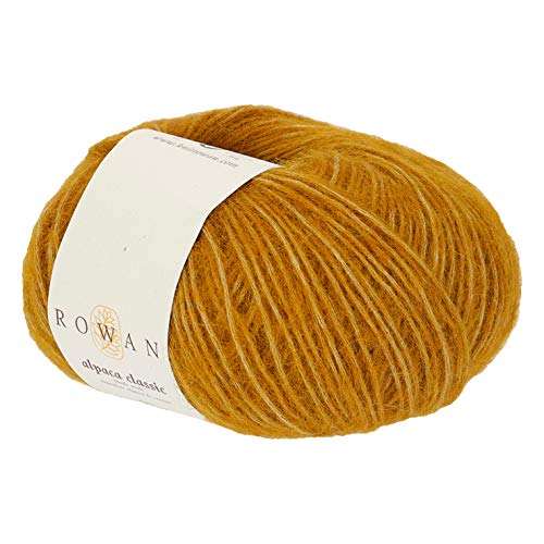 Rowan 9802214-00114 Handstrickgarn, 57% Alpaka, 43% Baumwolle, Golden Girl, onesize, 120 Meter von Rowan