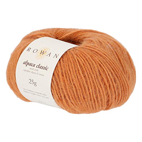 Rowan 9802214-00118 Handstrickgarn, 57% Alpaka, 43% Baumwolle, Cinnamon, onesize, 120 Meter von Rowan