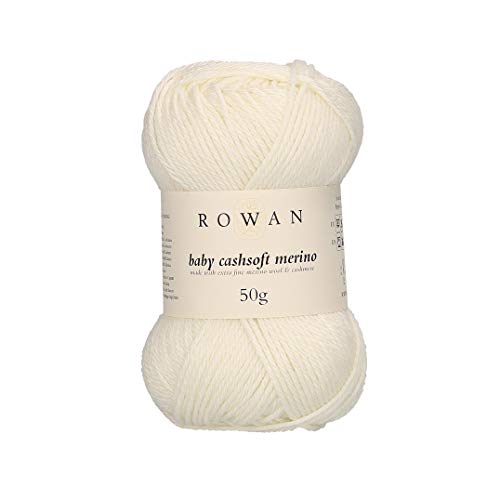 Rowan 9802218-00101 Handstrickgarn, 57% Wolle, 33% Polyacryl, 10% Kaschmir, Snowflake, onesize von Rowan