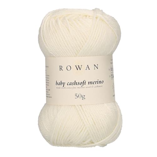 Rowan 9802218-00101 Handstrickgarn, 57% Wolle, 33% Polyacryl, 10% Kaschmir, Snowflake, onesize von Rowan