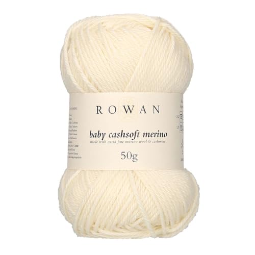 Rowan 9802218-00102 Handstrickgarn, 57% Wolle, 33% Polyacryl, 10% Kaschmir, Cream, onesize von Rowan