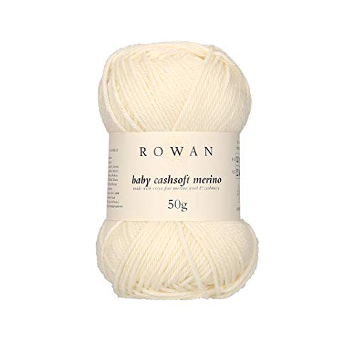 Rowan 9802218-00102 Handstrickgarn, 57% Wolle, 33% Polyacryl, 10% Kaschmir, Cream, onesize von Rowan