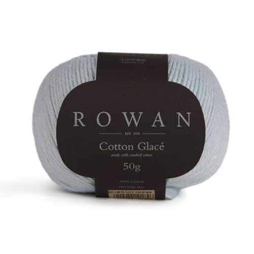 Rowan Cotton Glacé Porcelain Garn, 100% Baumwolle, 50 g von Rowan