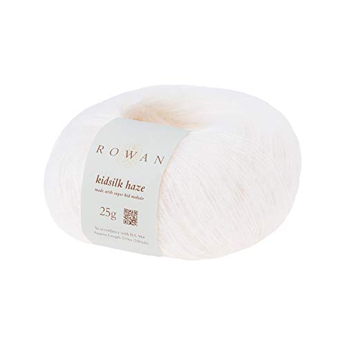 Rowan Z012000-00612 Handstrickgarn, 70% Mohair, 30% Seide, White, OneSize, 25 von Rowan