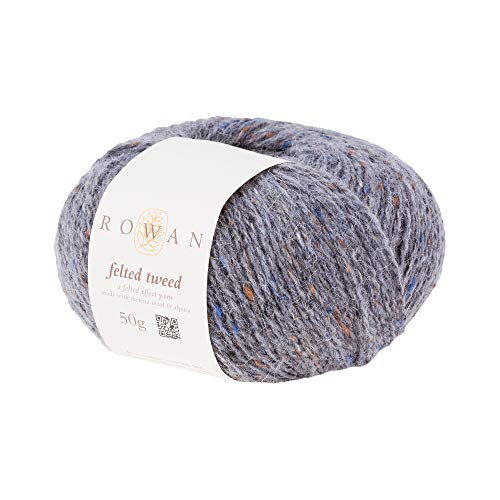 Rowan Z036000-00191 Handstrickgarn, 50% Wolle, Viskose, 25% Alpaka, Granite, onesize, 50 Gramm von Rowan