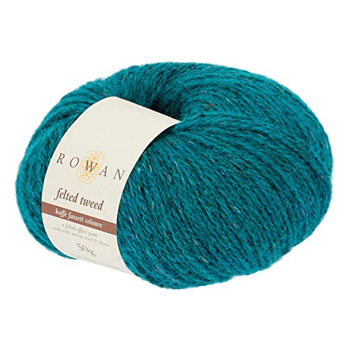 Rowan Z036000-00202 Handstrickgarn, 50% Wolle, Viskose, 25% Alpaka, Turquoise, onesize von Rowan