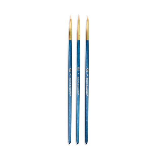 Royal Brush Gold Taklon Pinsel-Set, 3 Stück von Royal & Langnickel